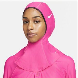 Nike Women's Victory Swim Hijab in Pink Prime Size M/L